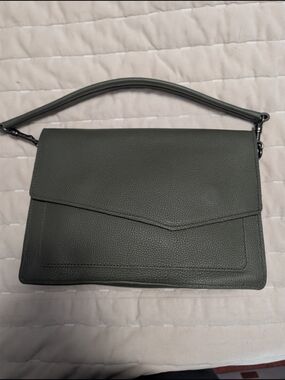 Botkier Cobble Hill Flap Hobo Bag - Olive Green